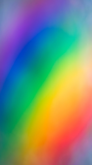 Abstract Vibrant Rainbow Spectrum Blur Gradient - Free mobile Wallpaper