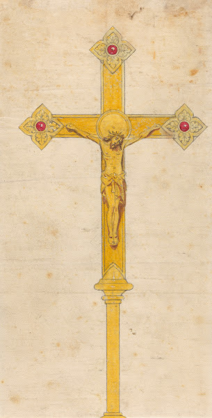 Design executed for Jones and Willis metal and wood workers and church furniture