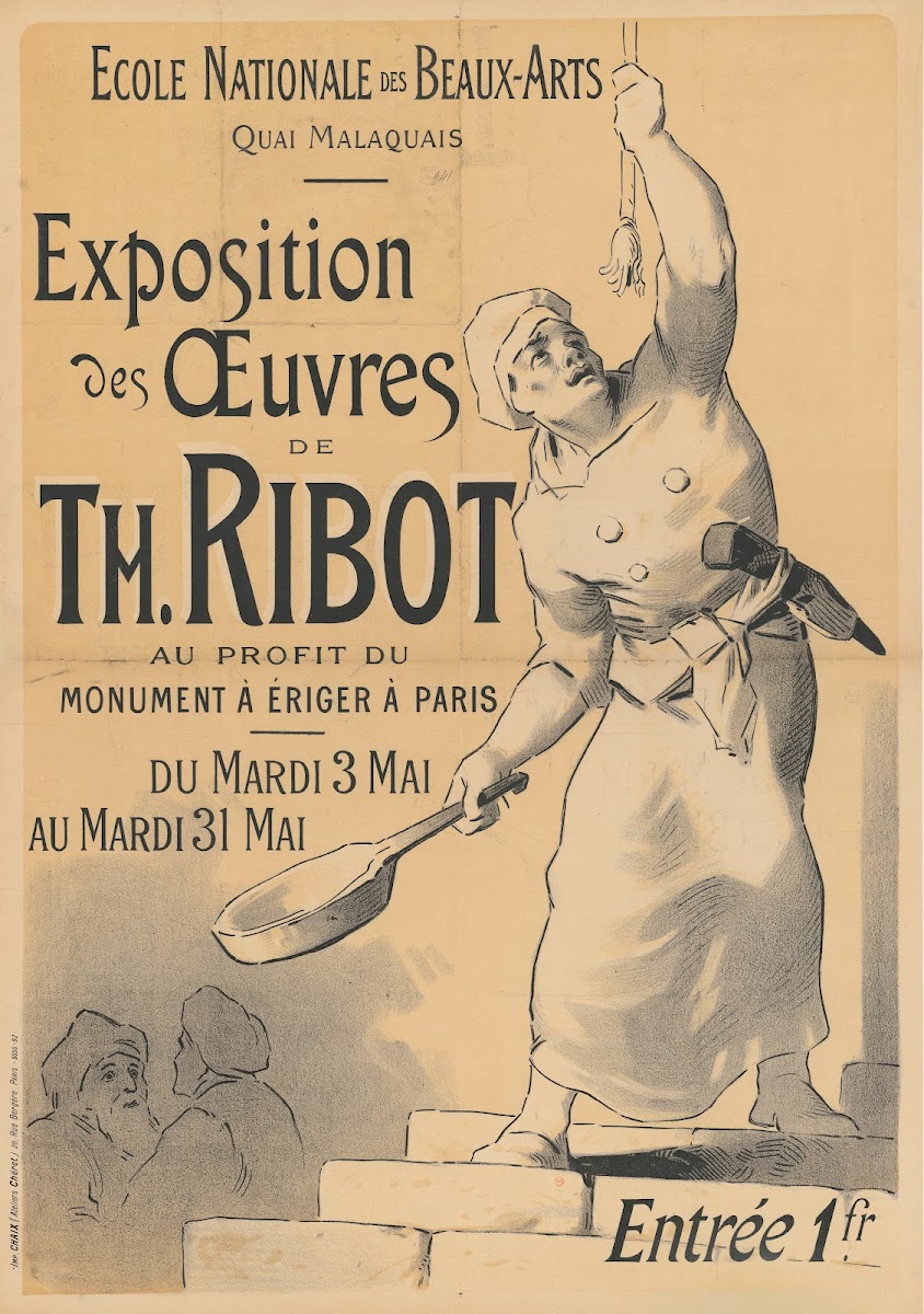 École nationale des Beaux Arts quai Malaquais Exposition des oeuvres de TH Ribot