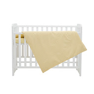 Children's replacement bedding set 3 el Twins Auro Print (calico) fitted sheet yellow