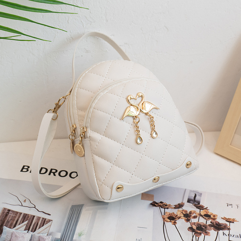 Embroidered PU Material Backpack