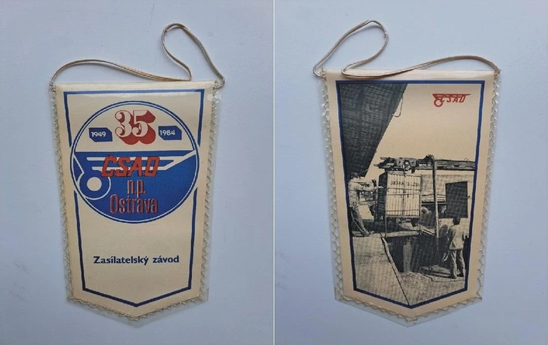 Vlaječka ČSAD - 35 let Ostrava 1949-1984 !!! zasílatelský závod