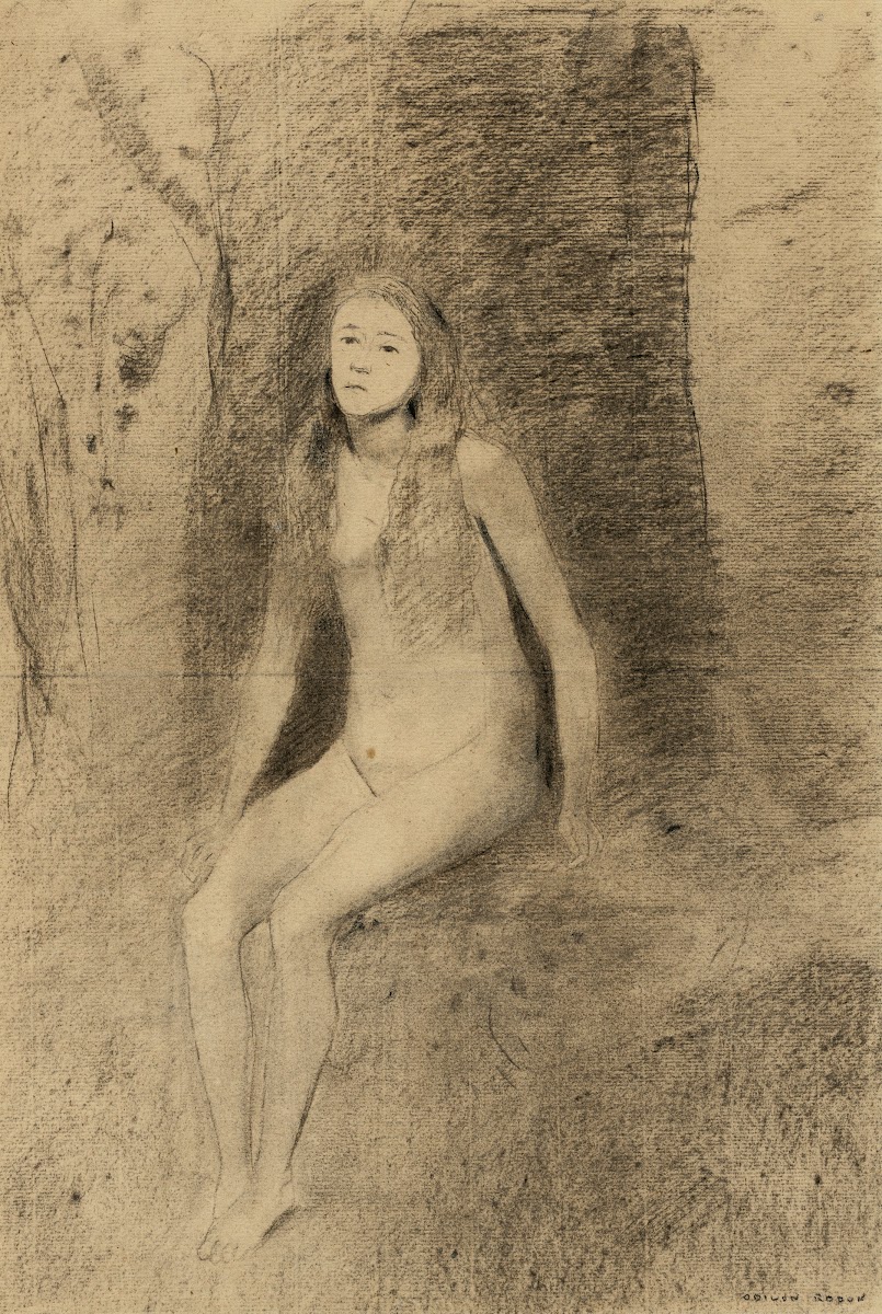 La jeune songeuse circa 1870 1875