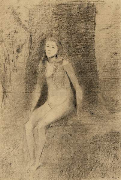 La jeune songeuse circa 1870 1875