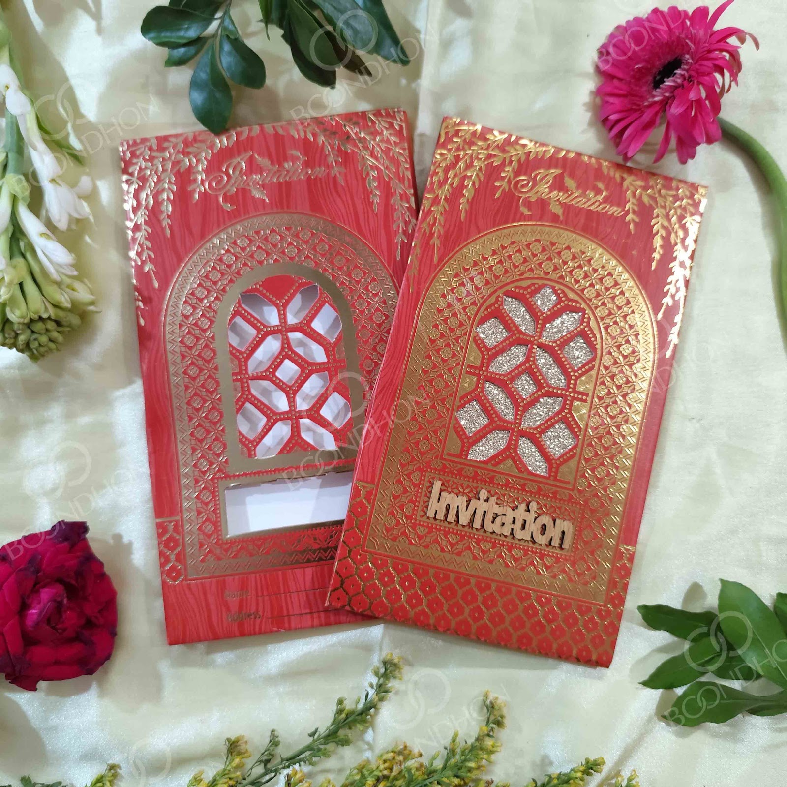 Affordable wedding card design AFF-023 - BOONDHON Manikganj