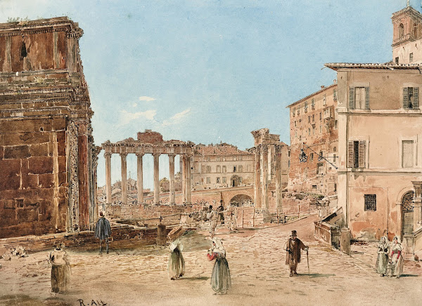 The Roman Forum in Rom