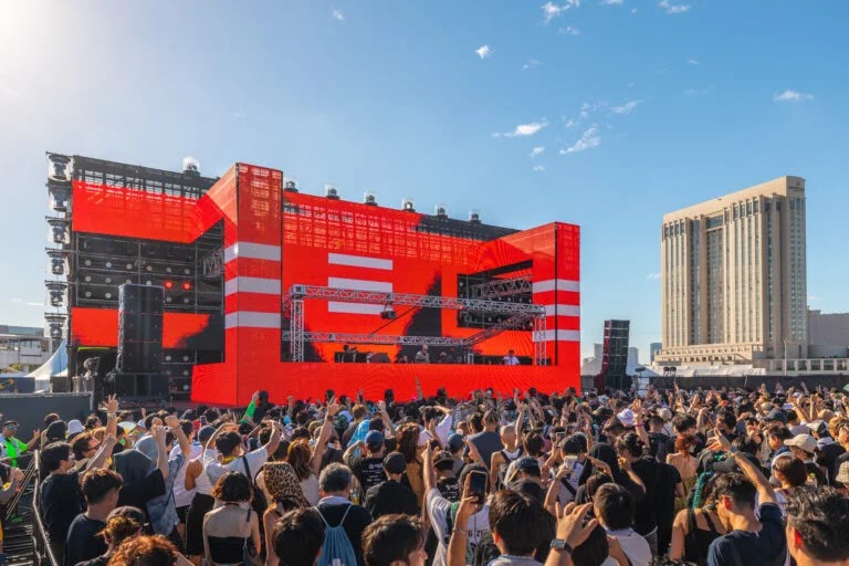The Resistance stage at Ultra Japan