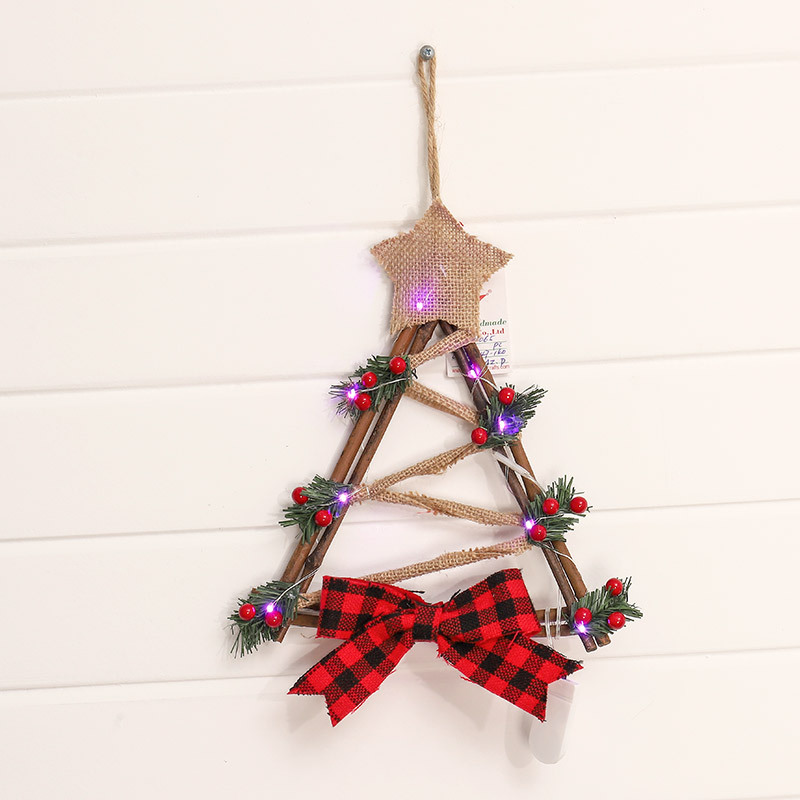 Decorative Rattan Christmas Wreath