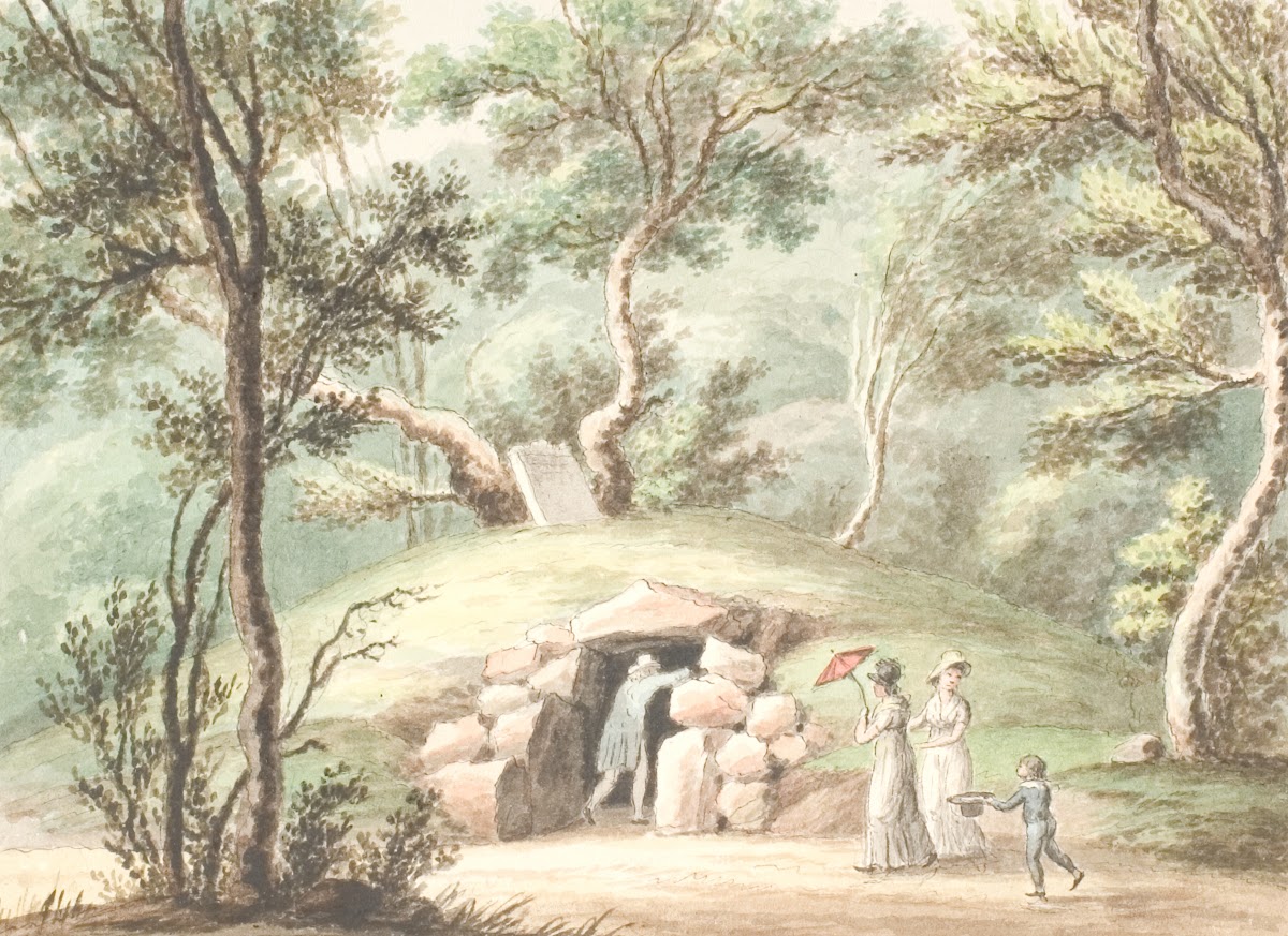 Gravhøj ved Jægerspris 1799