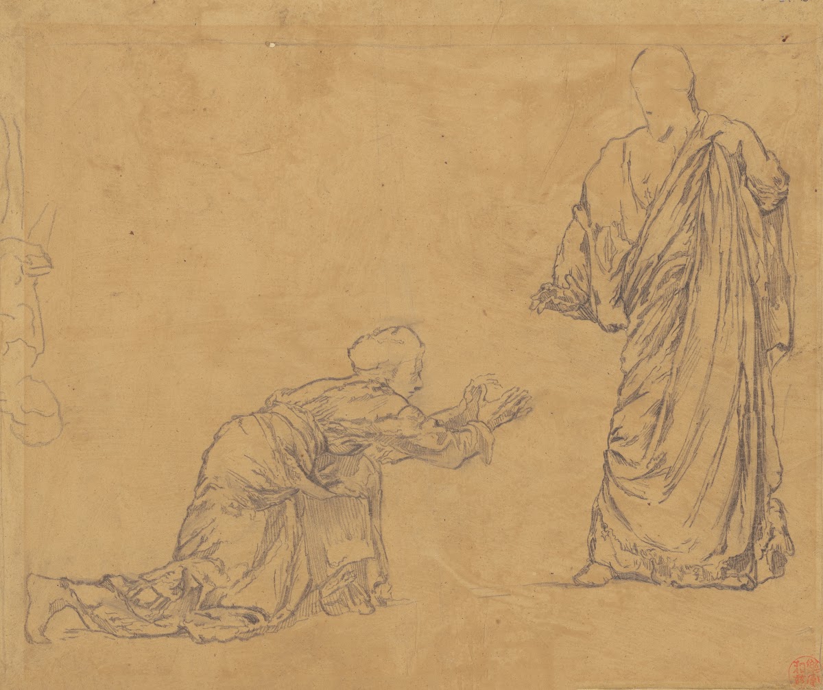 Study for Christ Appearing to Mary 1877 1878