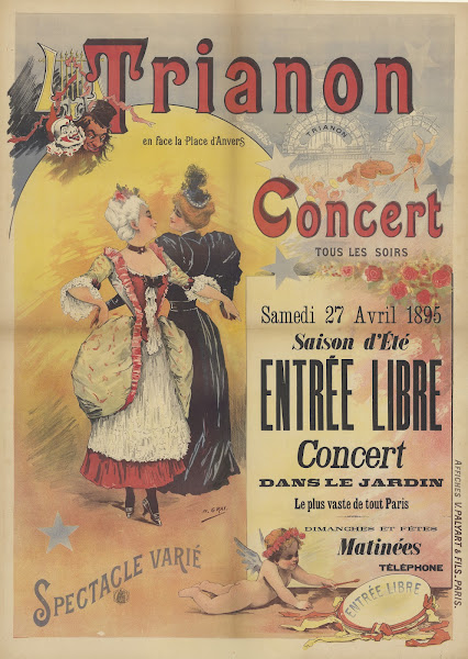 Trianon Concert tous les soirs Samedi 27 avril 1895 Entrée libre 1895