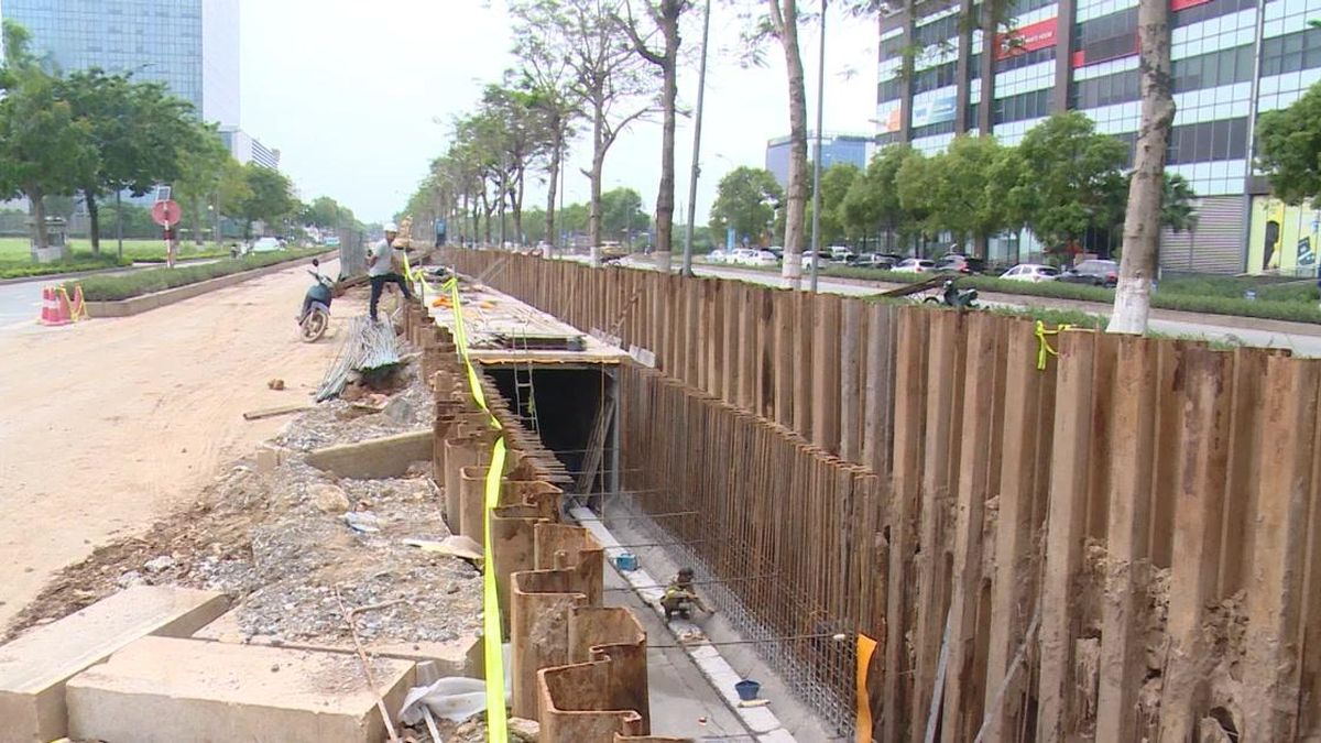 [Video] Hà Nội đẩy nhanh thi công ngày đêm các dự án chống ngập nội đô - Báo Nhân Dân