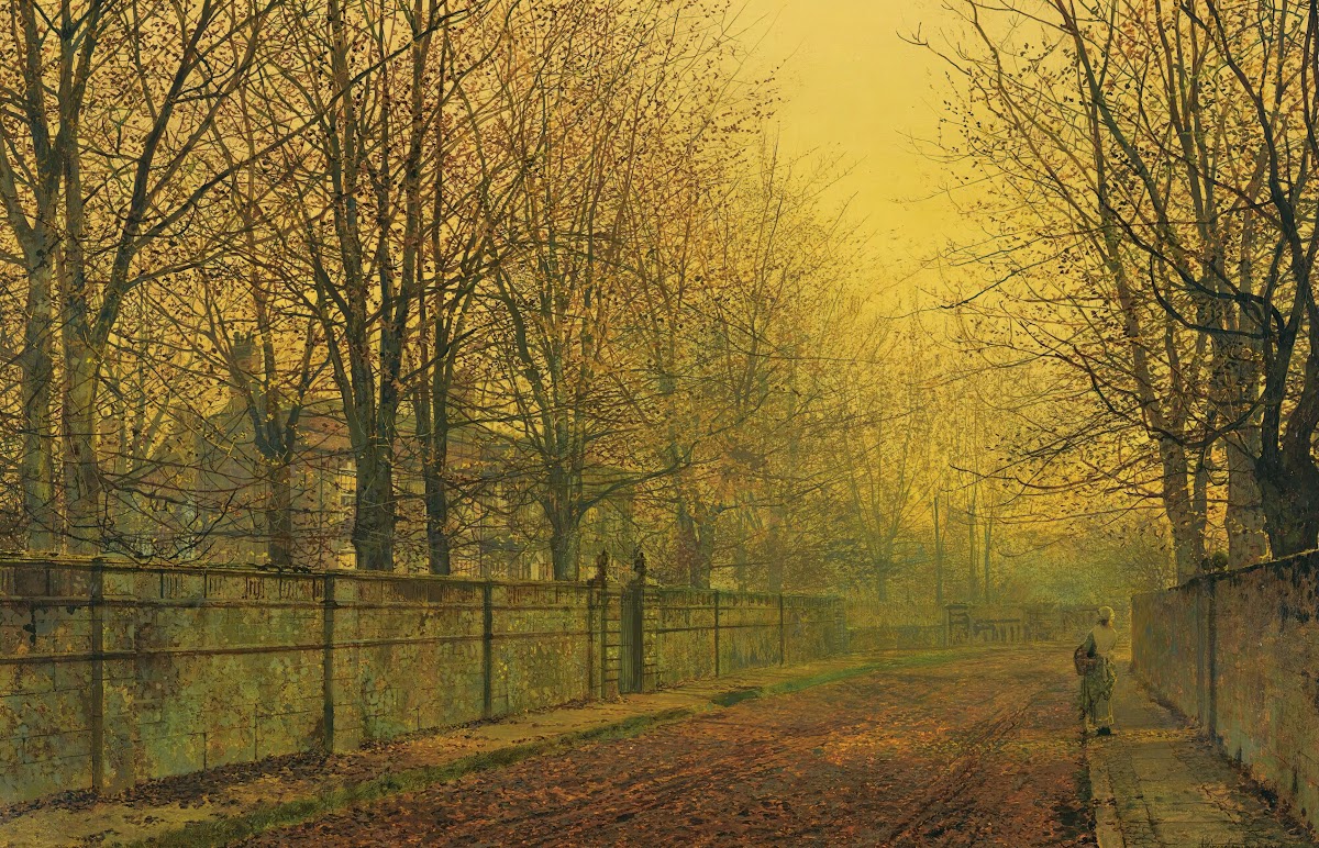 In The Golden Glow Of Autumn 1884