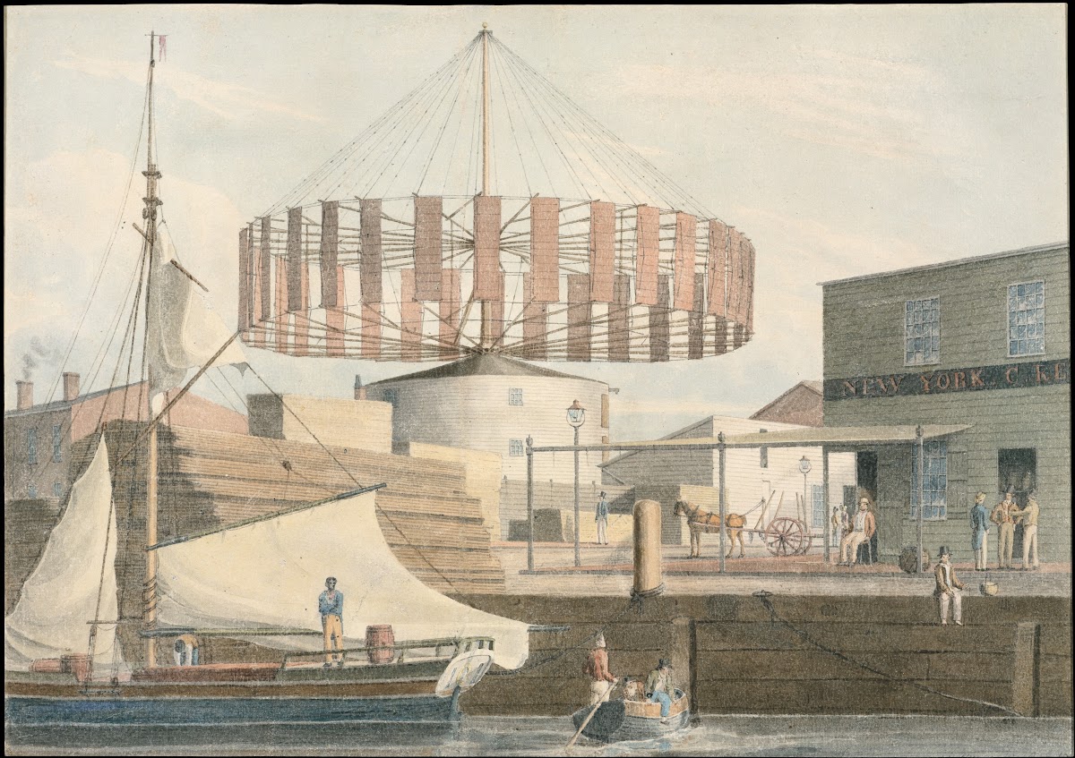 Circular Mill King Street New York 1830