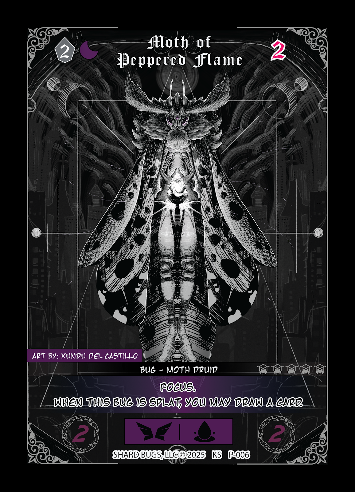Moth of Peppered Flame