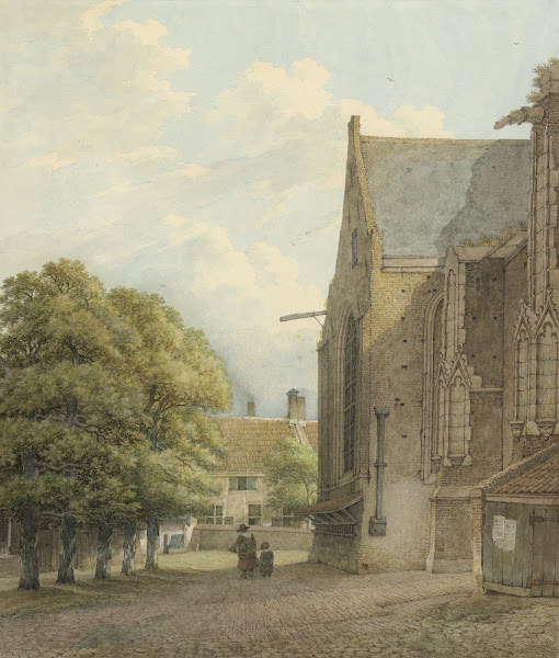 De kerk te Rhenen 1813