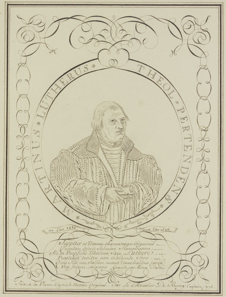 Portrait of Martin Luther 1772