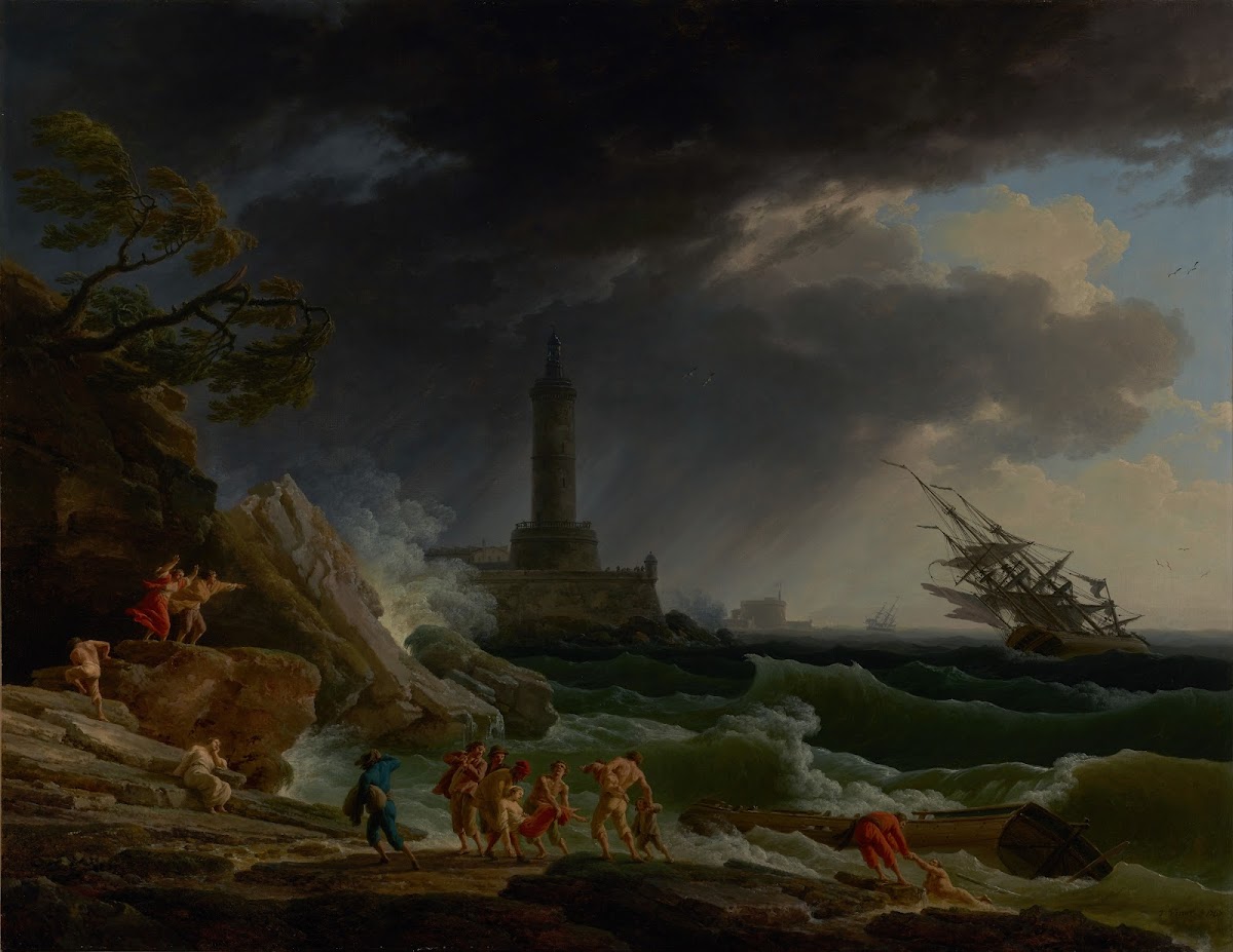 A Storm on a Mediterranean Coast 1767