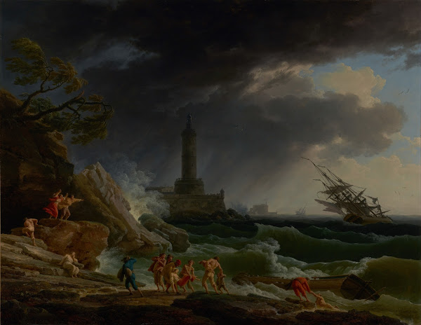 A Storm on a Mediterranean Coast 1767