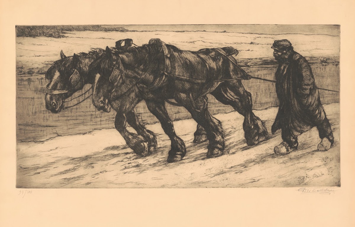 Chevaux de hâlage