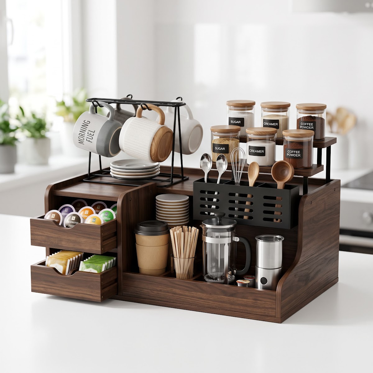 Best Coffee Station Organizers for Kitchen Counters (2026) - BEST BUDGET — PRODUCT SHOT