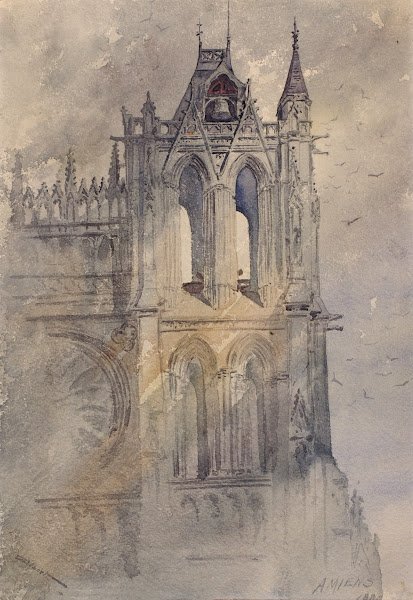 Southwest Tower Amiens Cathedral 1880