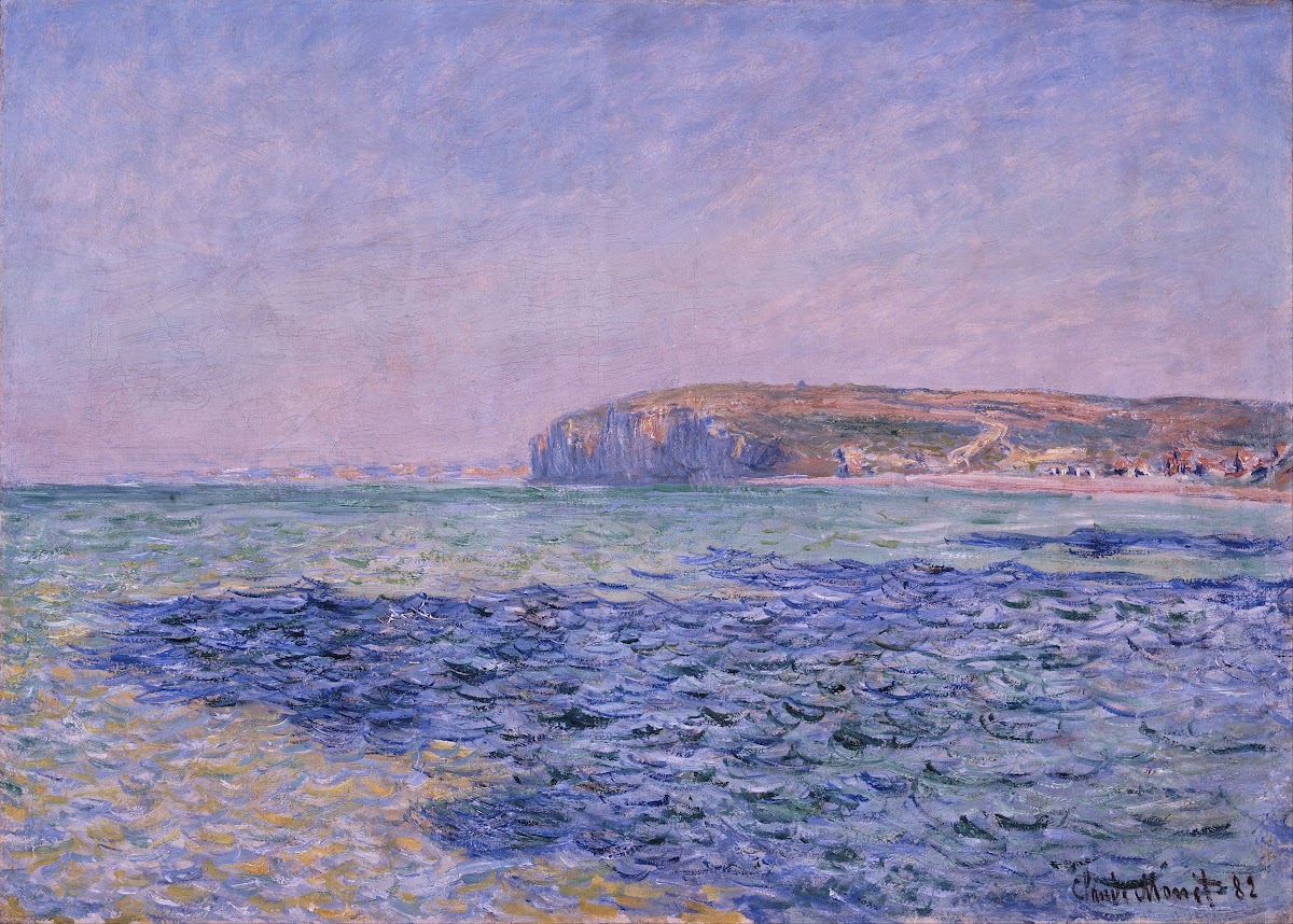 Shadows on the Sea The Cliffs at Pourville 1882