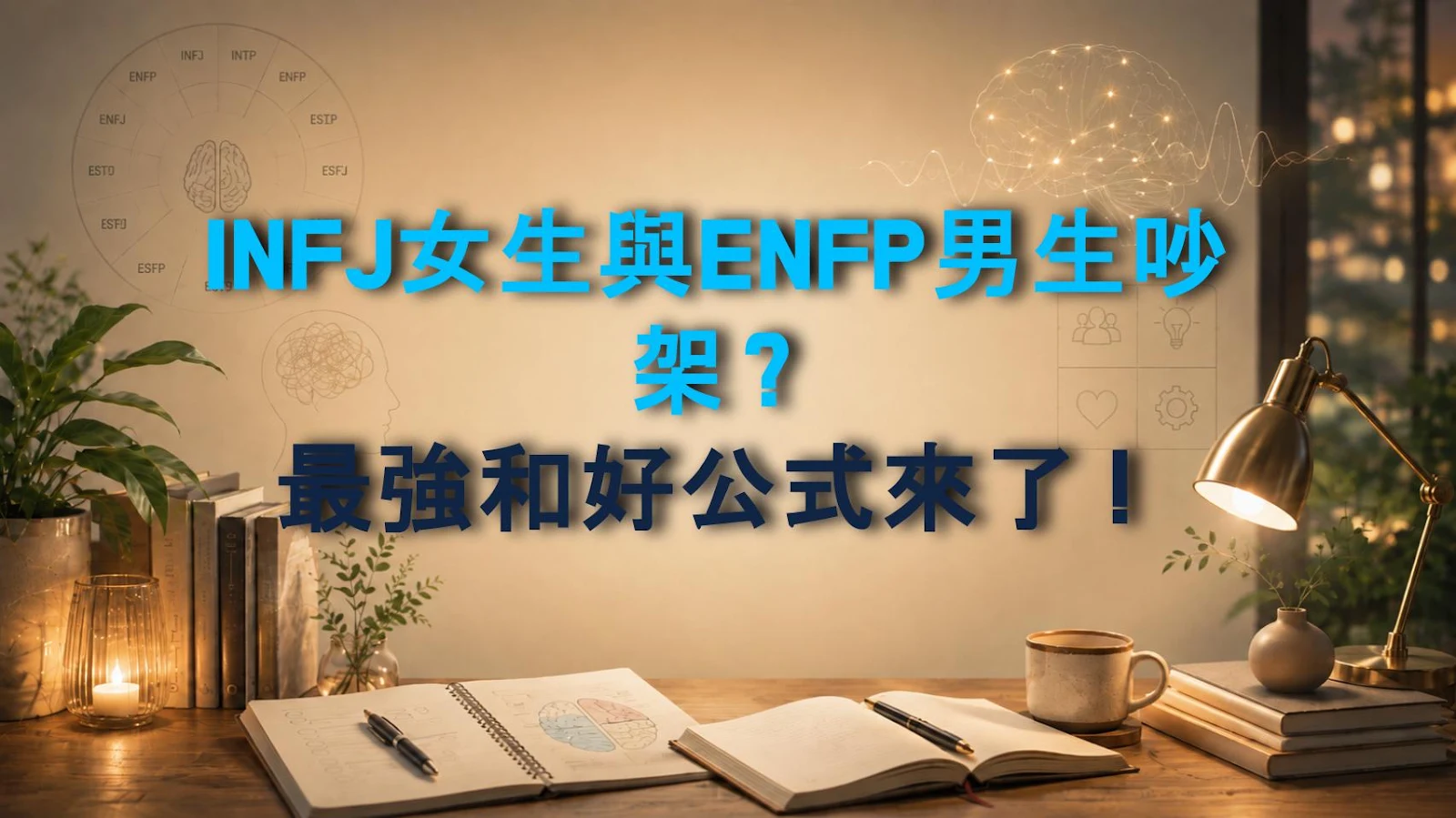 INFJ女生與ENFP男生吵架？最強和好公式來了！