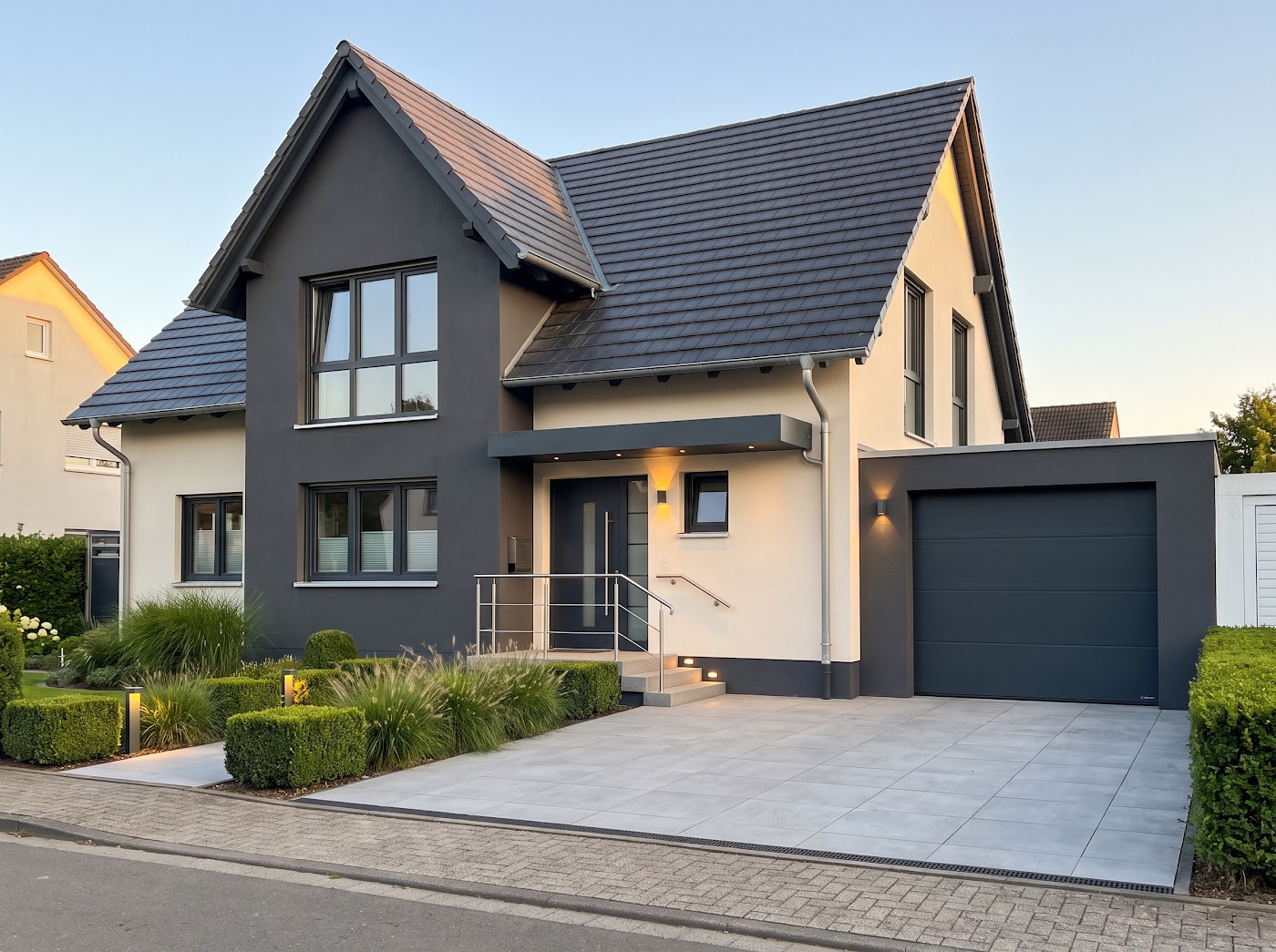 Einfamilienhaus nach der Modernisierung