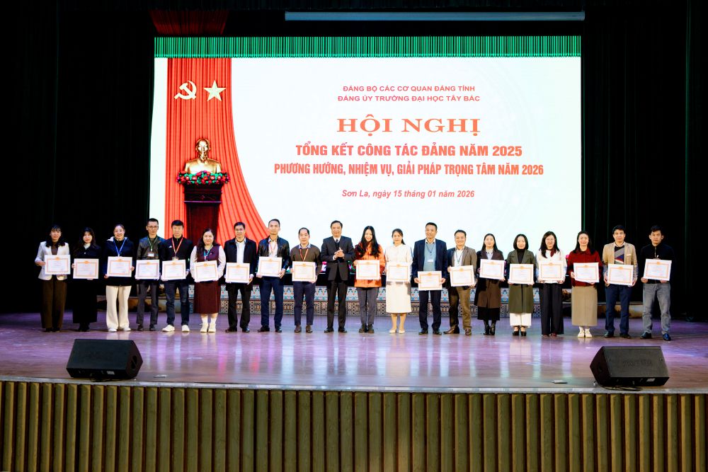 Trường Đại học Tây Bắc tổ chức Hội nghị tổng kết công tác Đảng năm 2025 và phương hướng nhiệm vụ năm 2026