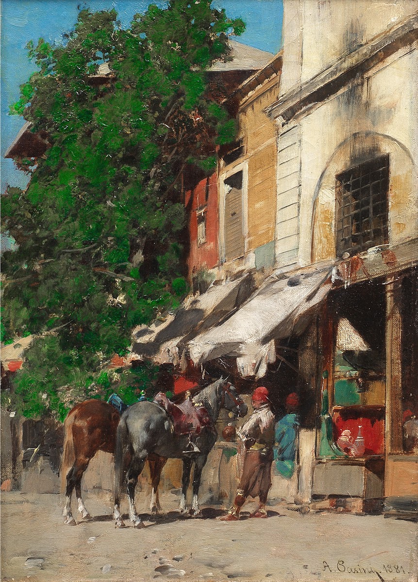 Al mercato Istanbul 1881