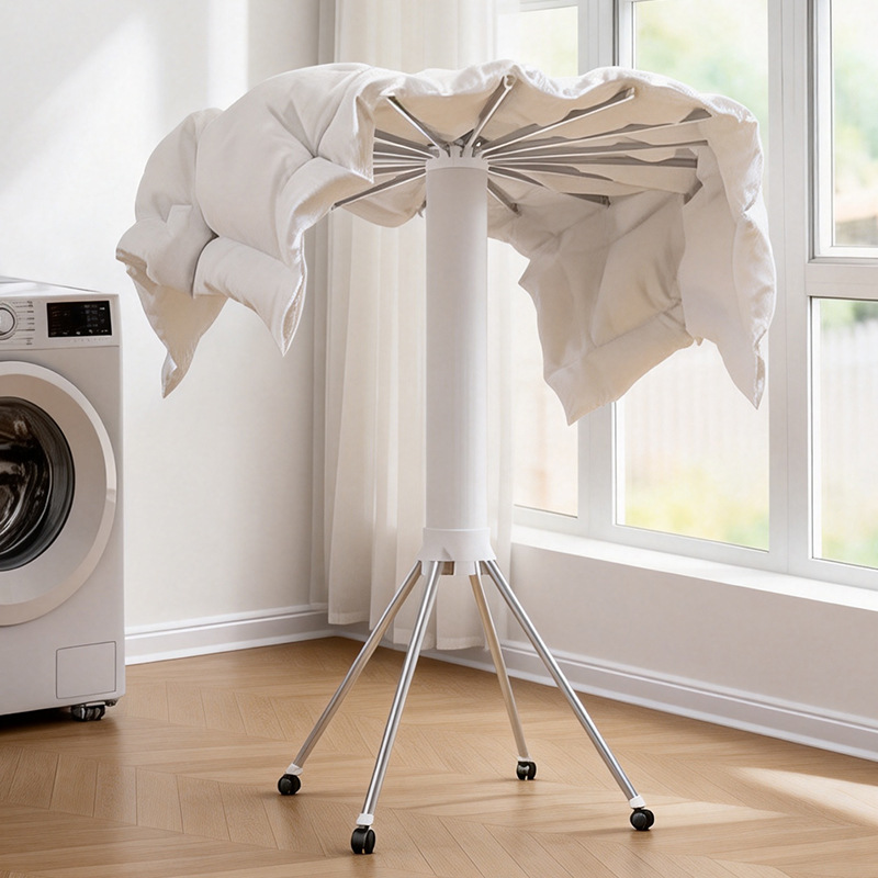 Standing drying rack, foldable, plastic