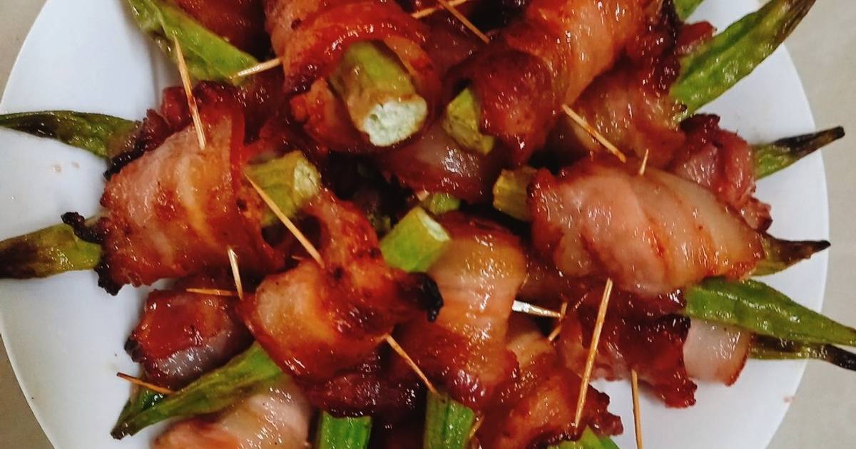 Thịt ba chỉ cuộn đậu bắp