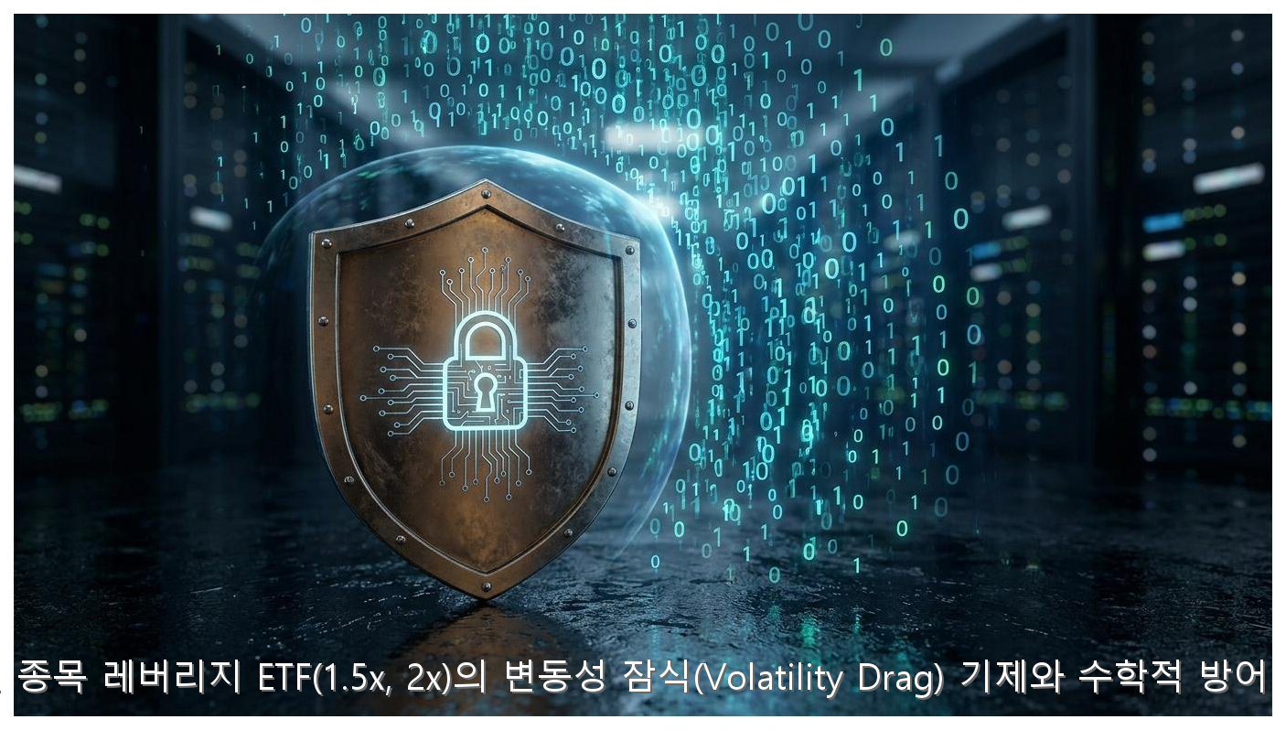 단일 종목 레버리지 ETF(1.5x, 2x)의 변동성 잠식(Volatility Drag) 기제와 수학적 방어 전략 핵심 안내 및 분석 인포그래픽 (7)