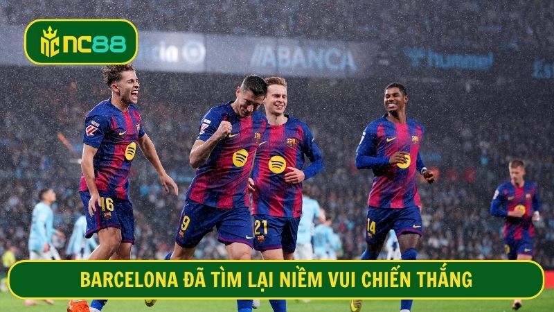 Barca đang dần trở lại với mạch chiến thắng mùa này