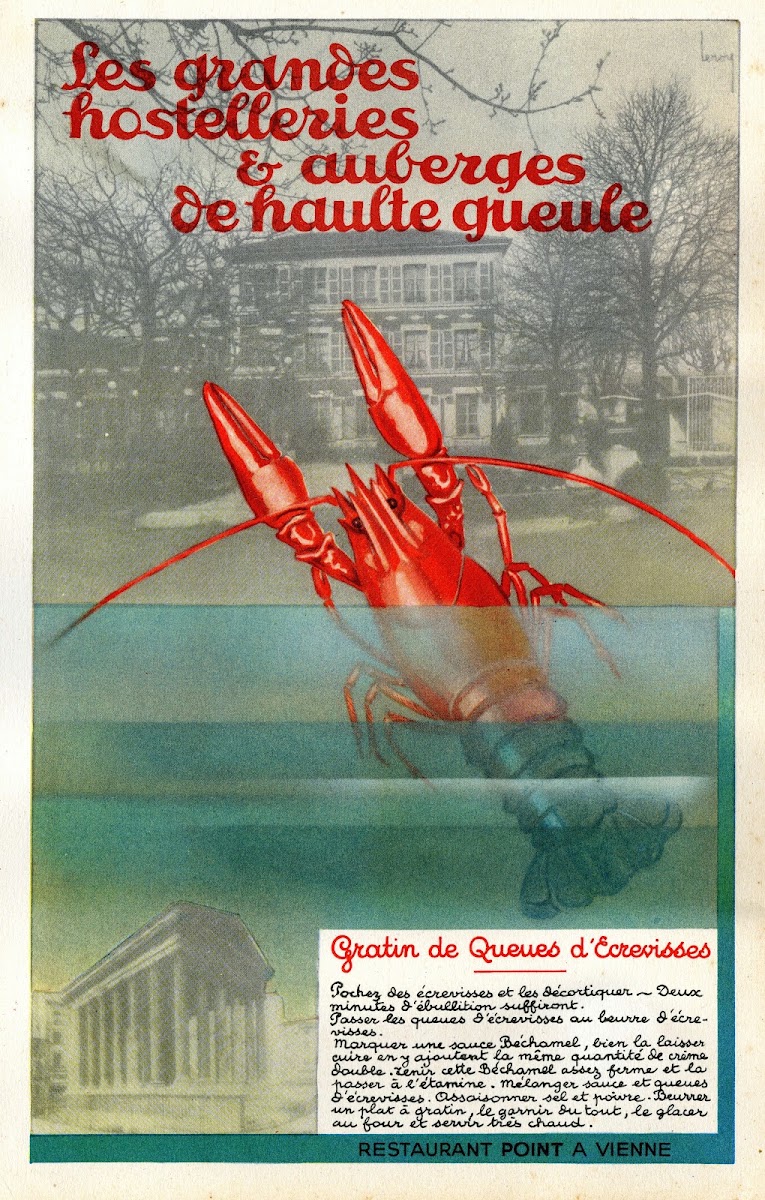 Restaurant Point à Vienne 1910 1950