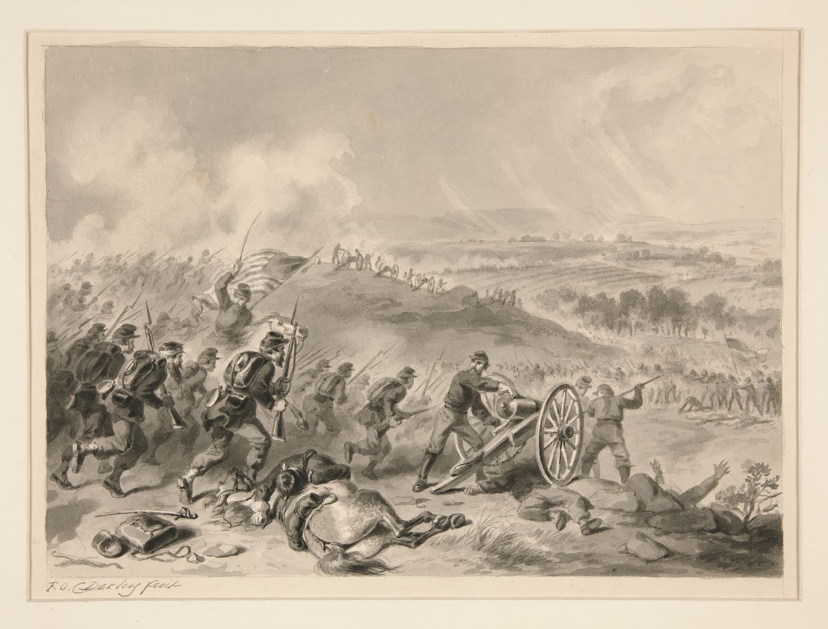 Battle ofGettysburgh midlate 19thcentury