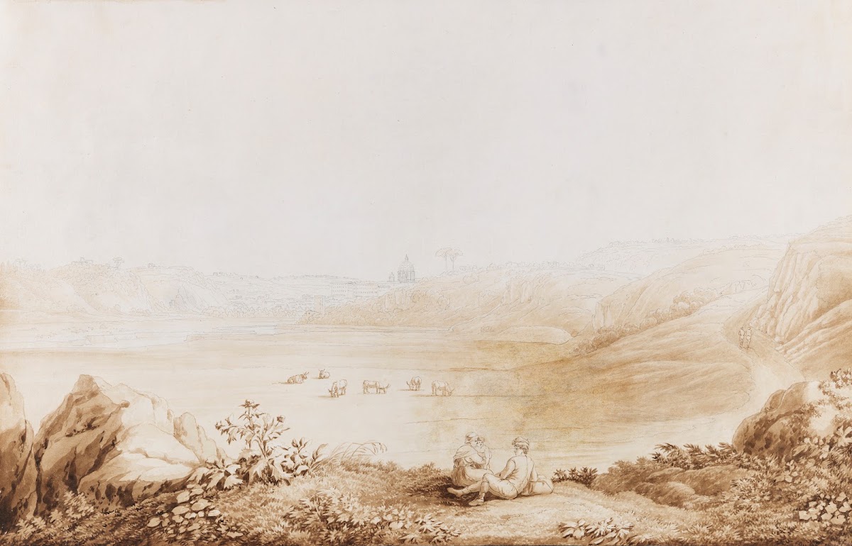 Ansicht des Tibertals bei Tor di Quinto III 1781