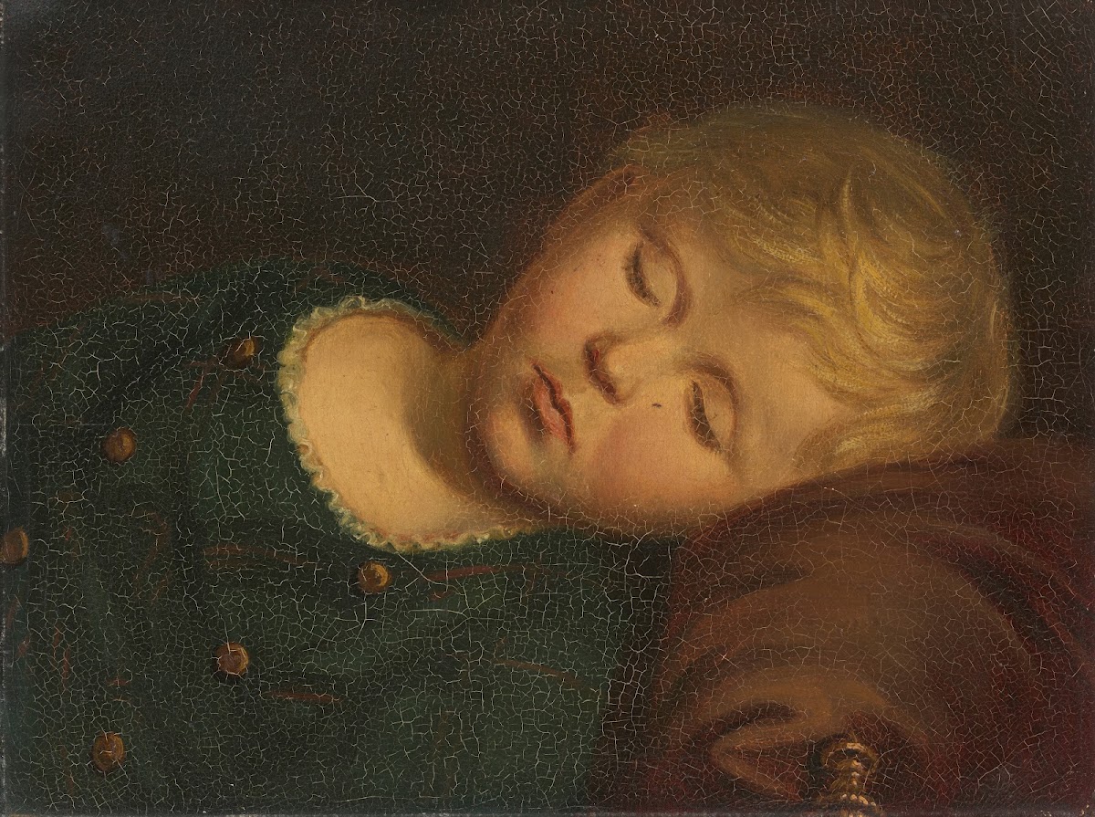 Portrait of Hermann Staudinger as a Sleeping Child 1883