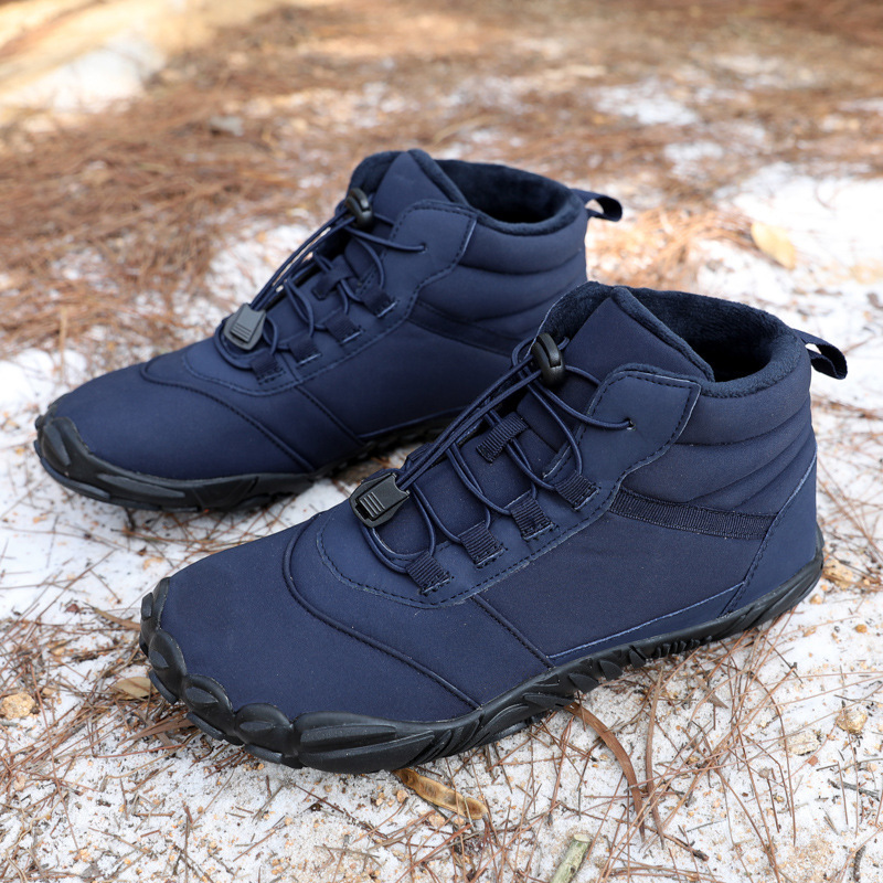 Gefütterte Herren-Winterstiefel, wasserabweisend