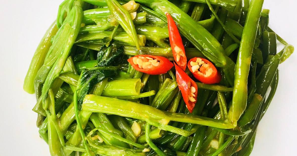 Rau Muống Xào Chao Chay