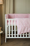 Bedding set for a baby crib 6 el Twins Belle pink