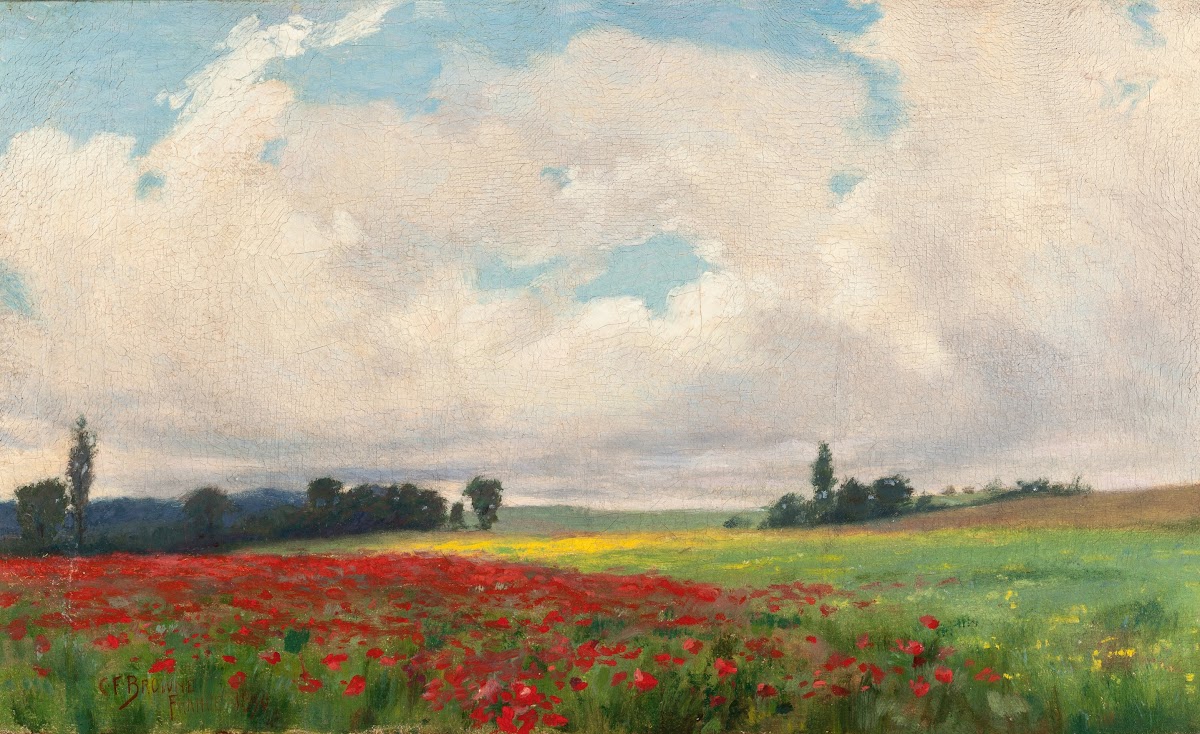 A French Poppy Field 1890