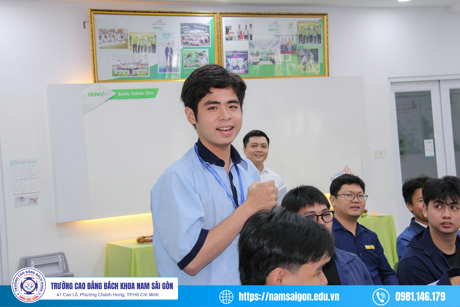 Trường Cao đẳng Bách khoa Nam Sài Gòn chính thức ký kết Biên bản ghi nhớ (MOU) với Công ty Saint-Gobain Việt Nam, mở rộng cơ hội thực hành và việc làm cho sinh viên.