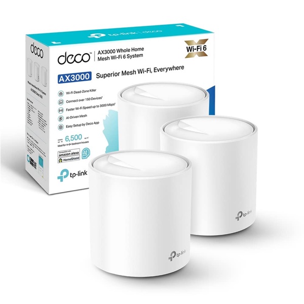 TP-Link Deco X50 Sistema WiFi 6 Mesh AX3000 Pack de 3