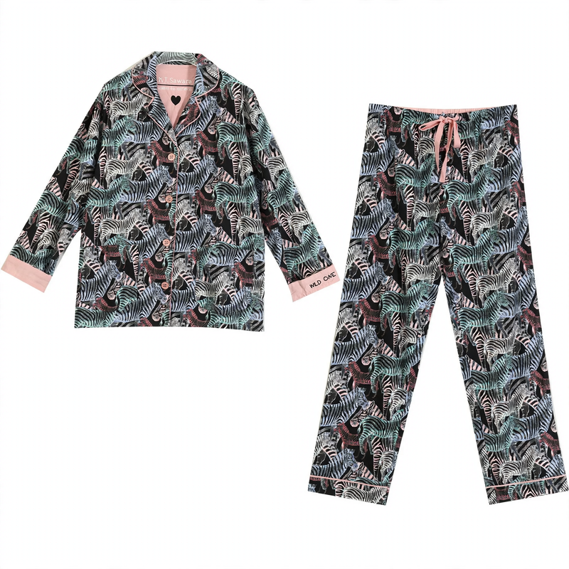 Women's Pajama Set, Cotton, Double Brushed, Versatile