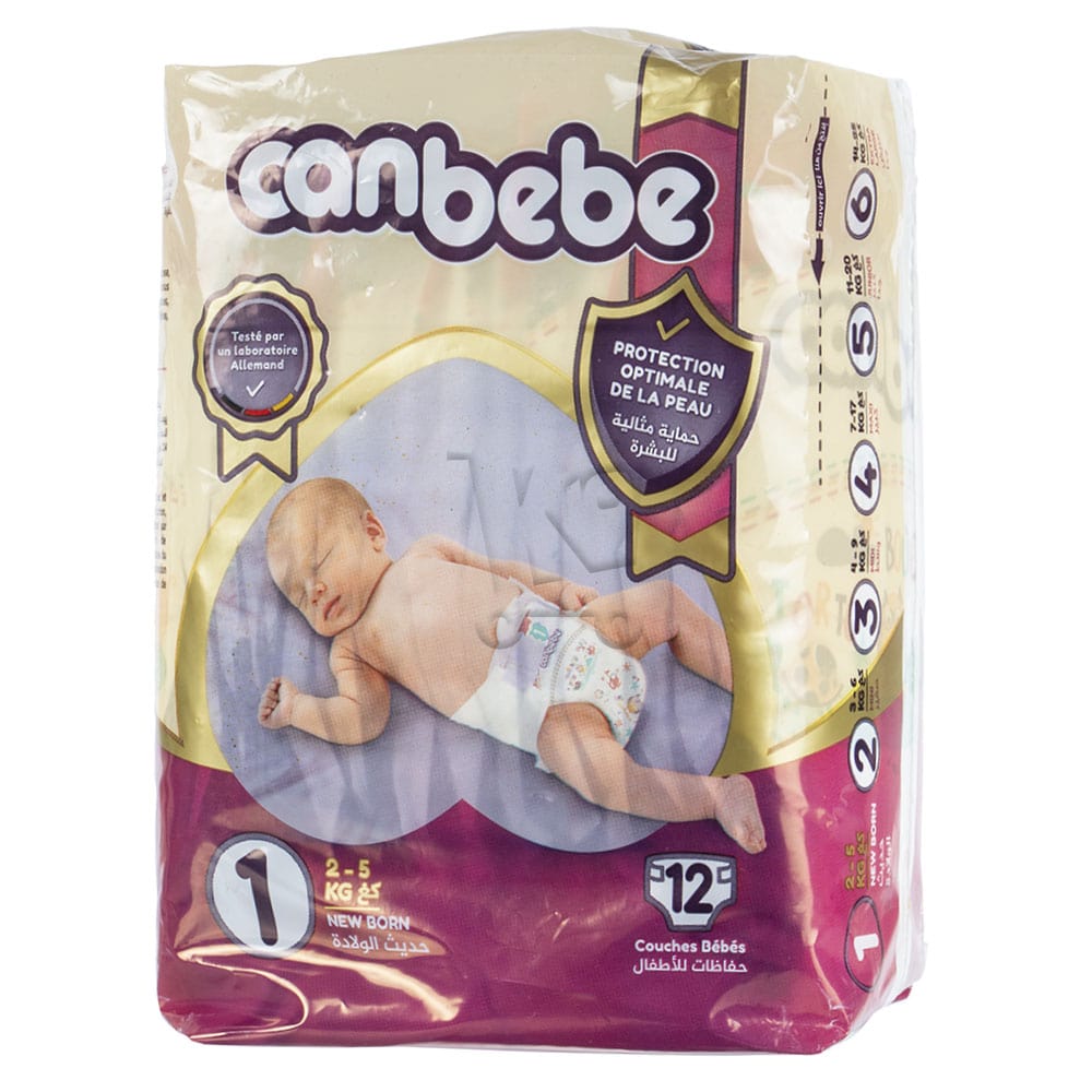COUCHE CANBEBE N°1    P/12