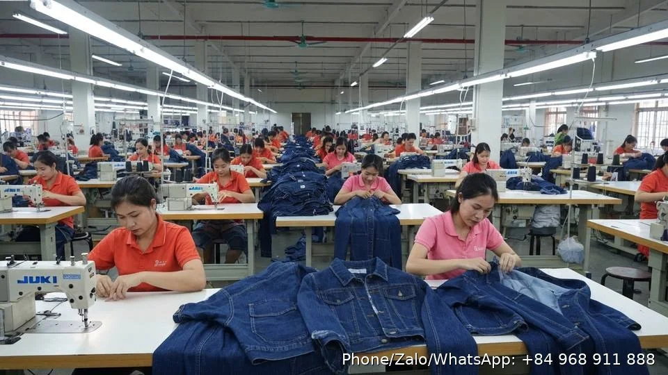 Denim Jacket Supplier - Gold Garment Vietnam