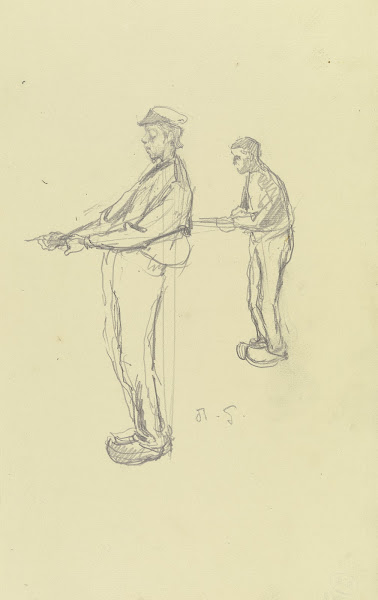 Arbeiter aus der Großen Spinnerei von Edam ca 1894