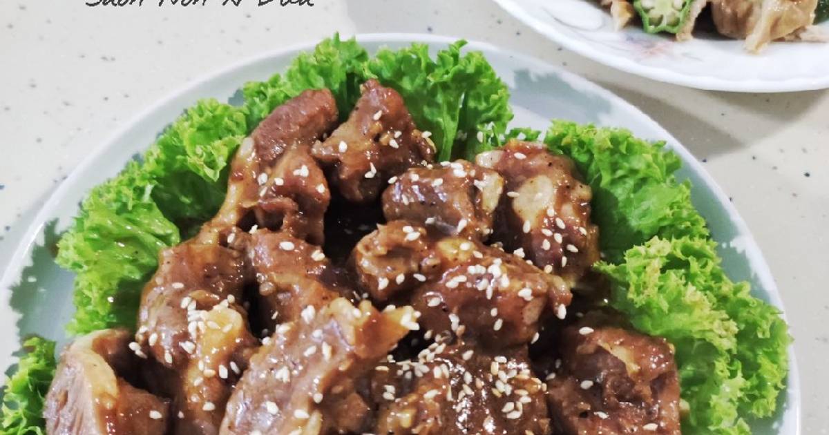 Sườn Non Xì Dầu - ngon lắm nha/ Porb ribs soy sauce